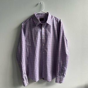 UNTUCKit wrinkle free long sleeve button down, size large